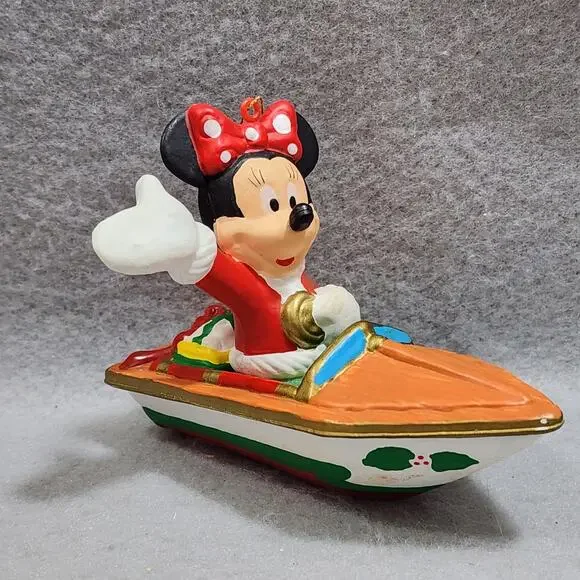 Vintage Mickey & Minnie Mouse Goofy And Donald Duck Christmas Holiday Ornaments - Picture 6 of 16